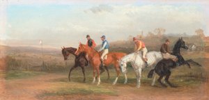Steeplechasing: At the Start by William Joseph Shayer